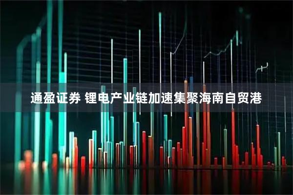 通盈证券 锂电产业链加速集聚海南自贸港