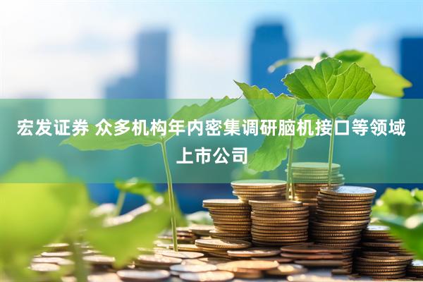 宏发证券 众多机构年内密集调研脑机接口等领域上市公司