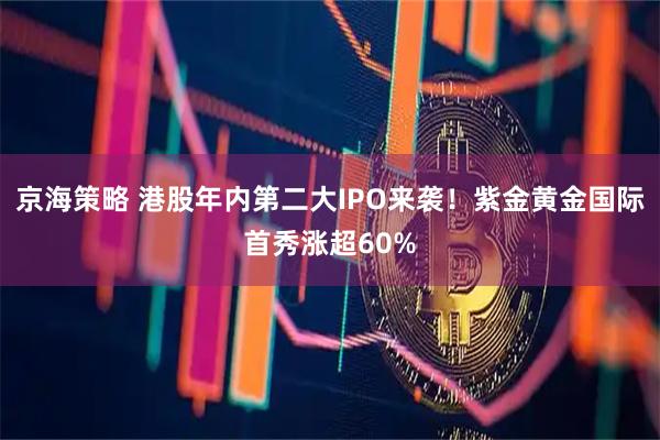 京海策略 港股年内第二大IPO来袭！紫金黄金国际首秀涨超60%